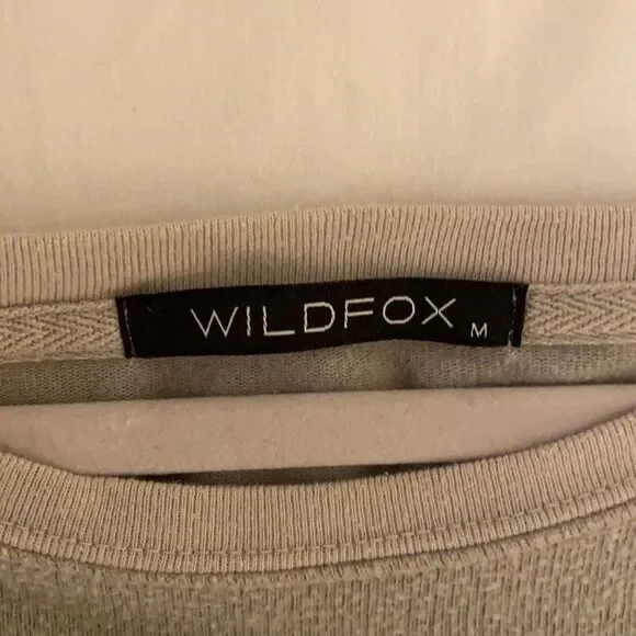 Wildfox “Shopping is my Cardio” Nude Pullover Size M - Picture 4 of 6